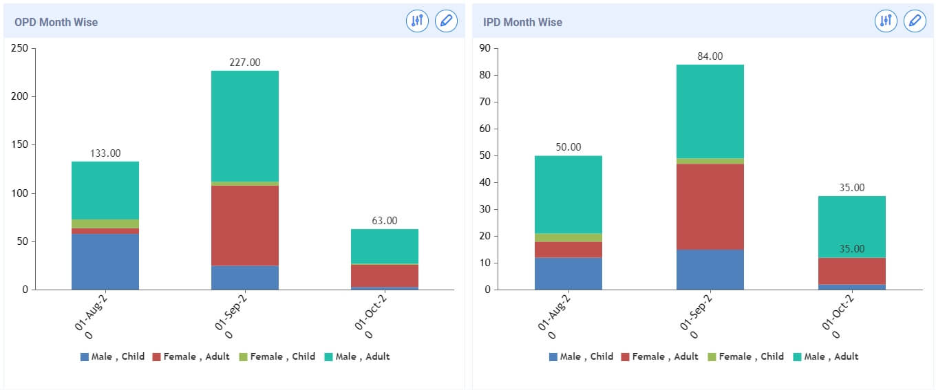 Month Wise Visit Count